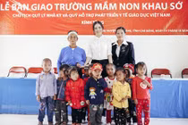 Lý Nhã Kỳ xây trường mầm non cho trẻ em Cao Bằng