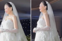 Lộ ảnh MC Mai Ngọc trong lễ cưới