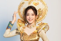 Soi quốc phục tuyệt đẹp Phương Nga mang đến Miss Grand International