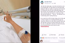 Jennifer Phạm nhập viện cấp cứu vì viêm ruột thừa cấp