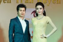 Á hậu Huyền My diện váy ren đẹp lộng lẫy tại Myanmar