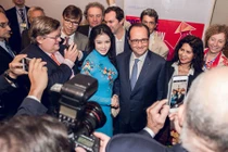 Lý Nhã Kỳ vinh dự được gặp Tổng thống Pháp 