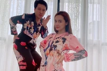 Trường Giang - Nhã Phương diện đồ ngủ đôi in hình "chủ quyền" phát sốt