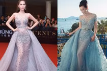 Sau vụ thanh lý đồ, Ngọc Trinh bị "đào" lại những lần mặc váy nhái 