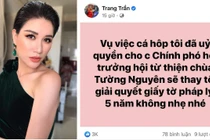 Trang Trần xử lý kẻ ăn chặn 2 tấn cá hộp cứu trợ miền Trung