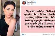 Trang Trần xử lý kẻ ăn chặn 2 tấn cá hộp cứu trợ miền Trung