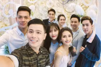 Sao Việt dự lễ cưới của ca sĩ Huy Nam nhóm La Thăng