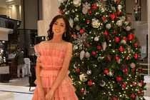 Lương Thùy Linh nổi bật với đầm hồng thi tài năng ở Miss World