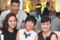 Công Lý cùng tình mới và vợ cũ dự tiệc cưới MC Thành Trung