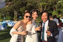 Mỹ Tâm quậy tưng trong tiệc cưới của đạo diễn Nguyễn Tranh 