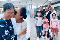 Đoan Trang sang Singapore định cư, mẹ ruột bật khóc ở sân bay