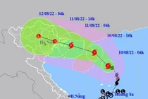 Bão số 2 di chuyển rất nhanh, từ chiều tối nay ảnh hưởng đất liền