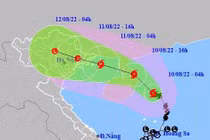 Bão số 2 di chuyển rất nhanh, từ chiều tối nay ảnh hưởng đất liền