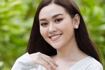 Soi nhan sắc Á hậu Tường San thi Hoa hậu Quốc tế 2019