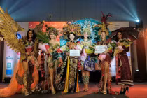 Cận trang phục giúp Thúy Vi đoạt giải tại Miss Asia Pacific International