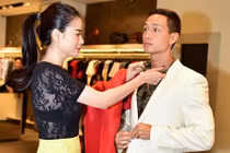 Trương Ngọc Ánh chọn trang phục cho “người tình” Kim Lý 