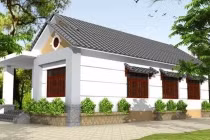 4 kiểu nhà cấp 4 mái thái chi phí 150 triệu đẹp long lanh