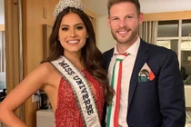 Tân Hoa hậu Hoàn vũ Andrea Meza công khai bạn trai