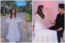 Nhã Phương lộ tay da bọc xương, Trường Giang nuôi vợ ngày càng gầy