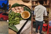 Trường Giang im lặng trước “mưa gạch đá” về quán cơm mới mở