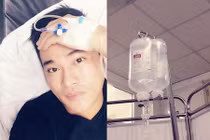 Minh Quân phải nhập viện cấp cứu vì làm việc quá sức