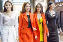 Ngọc Trinh nổi bật giữa dàn chân dài tại Hong Kong