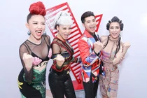 Thu Minh mặc “độc” đi ghi hình cùng Tóc Tiên, Đông Nhi