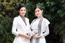 Á hậu Huyền My đẹp ngời ngời đọ sắc cùng Ngọc Hân