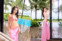 Đào Lan Phương diện bikini khoe dáng đẹp hút mắt