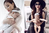 Ảnh xinh lung linh của Maya và con gái 7 tháng tuổi