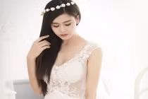 Gái một con Trương Quỳnh Anh gợi cảm làm cô dâu