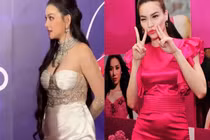 Thu Thủy và loạt mỹ nhân né gấp váy lụa bóng vì "phản chủ"