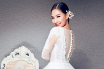 Trọn bộ ảnh vợ Duy Nhân làm mẫu trang phục cưới