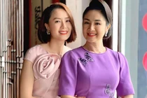 Hồng Diễm nhắn gửi lời yêu thương tới NSND Thu Hà