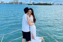 Phạm Hương khoe chồng ngày càng rõ mặt, ngày công khai gần kề?