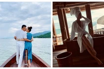 Jennifer Phạm khoe dáng nuột trong phòng tắm, khóa môi ông xã