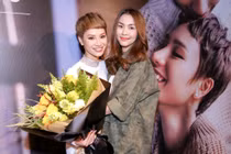 Tăng Thanh Hà xinh đẹp bất ngờ đến mừng Trà My ra mắt MV