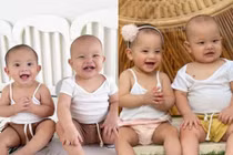 Cặp song sinh nhà Hồ Ngọc Hà thường mặc lại đồ cũ dù đã lớn