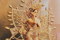 Ngắm trang phục nặng 55 kg của Hương Giang Idol thi hoa hậu