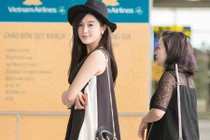 Á hậu Huyền My sang Myanmar ra mắt đoàn phim