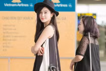 Á hậu Huyền My sang Myanmar ra mắt đoàn phim