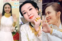 Á hậu Thúy An đeo vàng nặng cổ vẫn chưa bằng mỹ nhân này