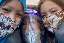 Cuộc sống của Hồng Nhung và hai con trong khu cách ly