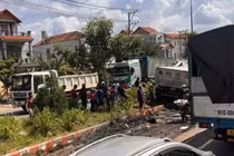 Tai nạn giao thông liên hoàn tại Bình Dương, một người tử vong