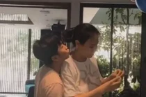 Cưới vợ chân dài 1m73, Cường Đô La “chới với” mỗi khi hôn