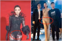 Hoa hậu Thùy Tiên liên tiếp lộ nội y kém duyên dưới đèn flash 