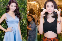 Diễm My 9X đọ vẻ quyến rũ cùng Angela Phương Trinh 