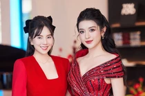 Á hậu Huyền My - MC Mai Ngọc đọ sắc vóc quyến rũ 