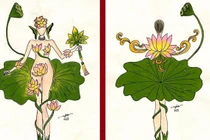 Thiết kế quốc phục lấy hoa sen che phần nhạy cảm… phỉ báng cái đẹp!