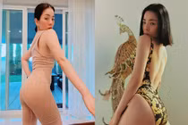 U45 Lệ Quyên “nghiện” tạo dáng khoe vòng 3 nảy nở 